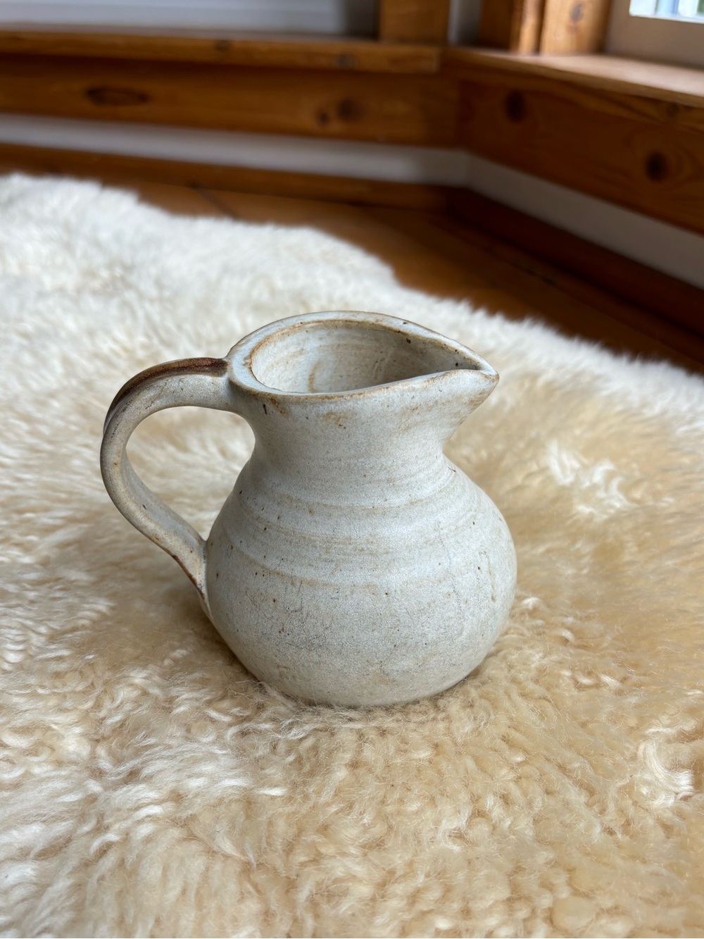 Vintage Studio Pottery Cream Pitcher